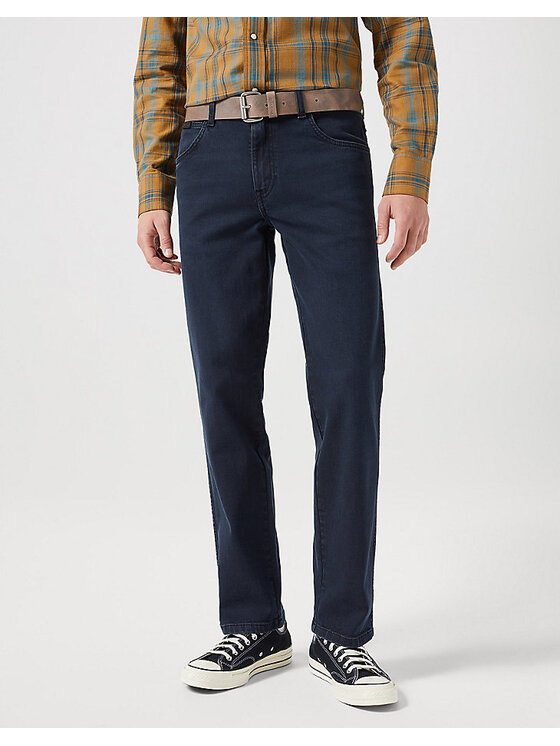 Jeansy Wrangler, Rozmiar W33/L34, Niebieskie, TEXAS