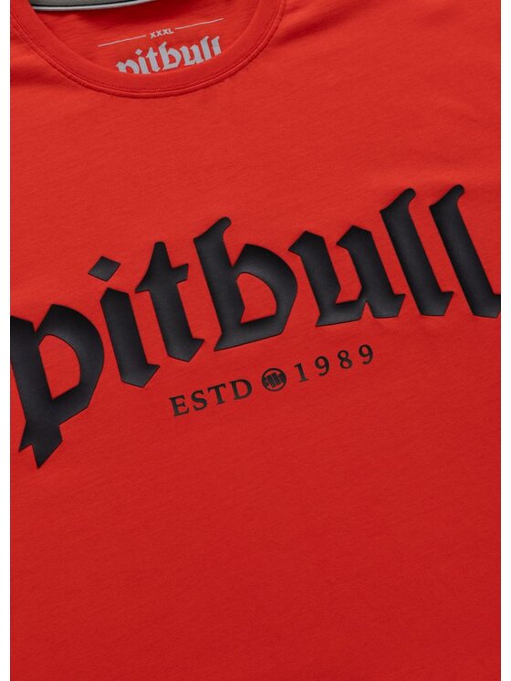 PITBULL PITBULL T-Shirt O'SIDE Czerwony Regular Fit