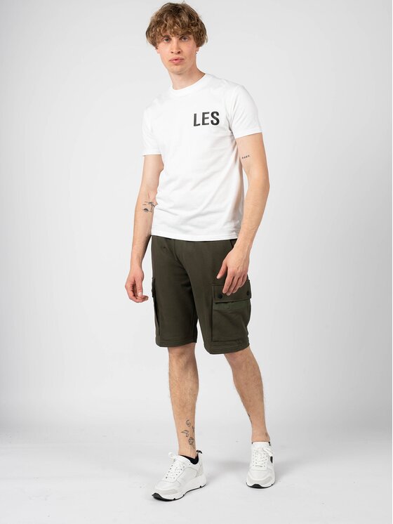 Les Hommes Les Hommes T-Shirt LF224300-0700-1009 | Grafic Print Λευκό Regular Fit