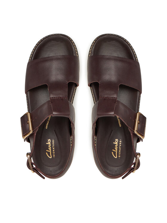 Clarks Clarks Босоніжки Orianna Sky 26181455 Бордовий