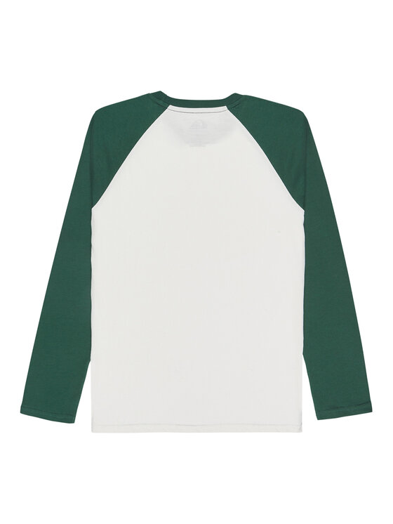 Quiksilver Quiksilver Palaidinė Ev Omni Logo Raglan EQBZT04916 Balta Regular Fit