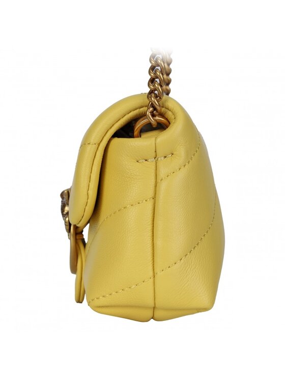 PINKO Pinko Kabelka LOVE MICRO PUFF BAG Žlutá