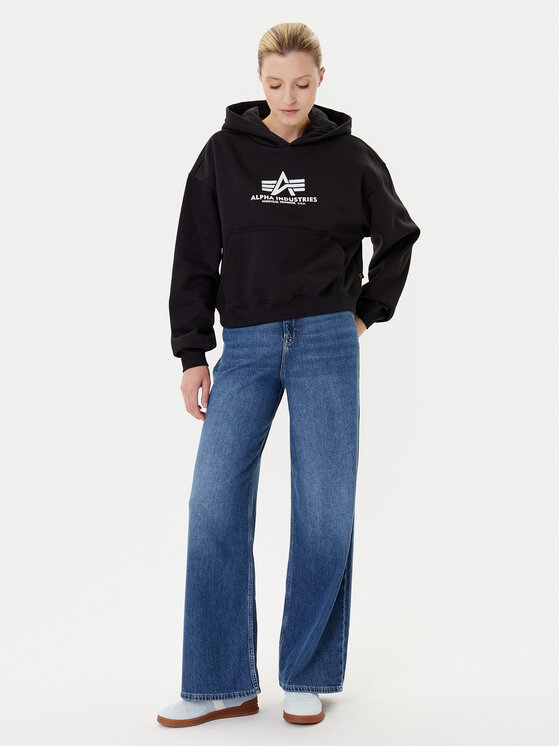 Alpha Industries Alpha Industries Majica dugih rukava Basic 258040 Crna Regular Fit