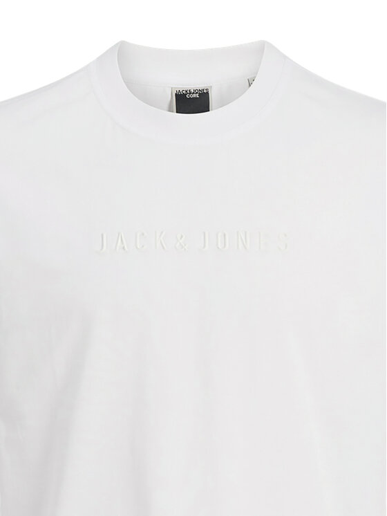 Jack&Jones Jack&Jones Majica Recharge 12273070 Bela Relaxed Fit
