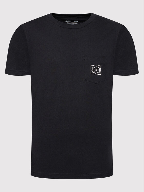 DC Shoes DC Shoes Marškinėliai BASQUIAT Evil Thoughts ADYKT03189 Juoda Regular Fit