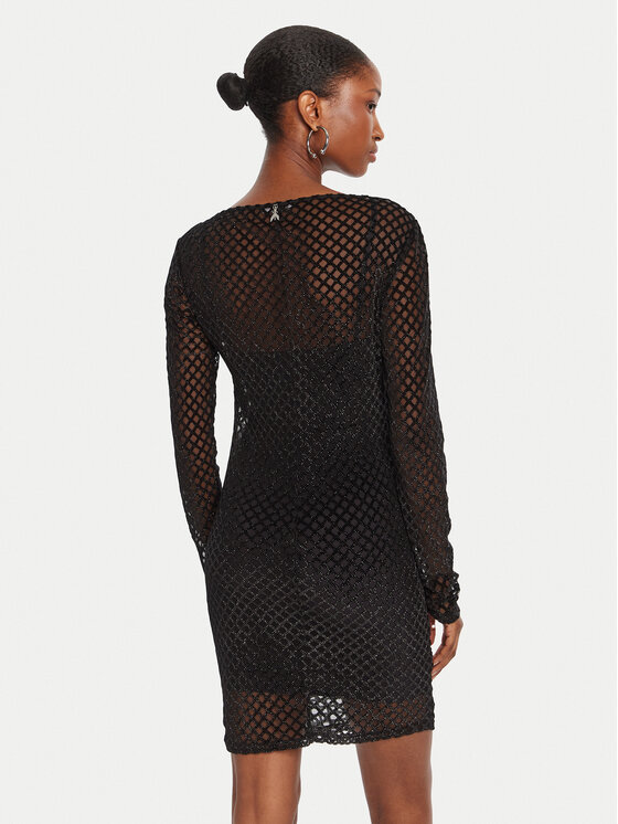 Patrizia Pepe Patrizia Pepe Koktel haljina 8A1579 A638 Crna Regular Fit
