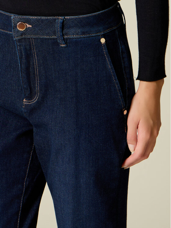 Oltre Oltre Jeans P492R309439N034 Blu Regular Fit