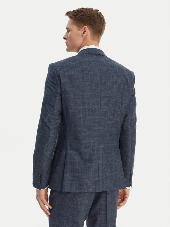 BOSS BOSS Garnitur H-Huge 50561829 Granatowy Slim Fit