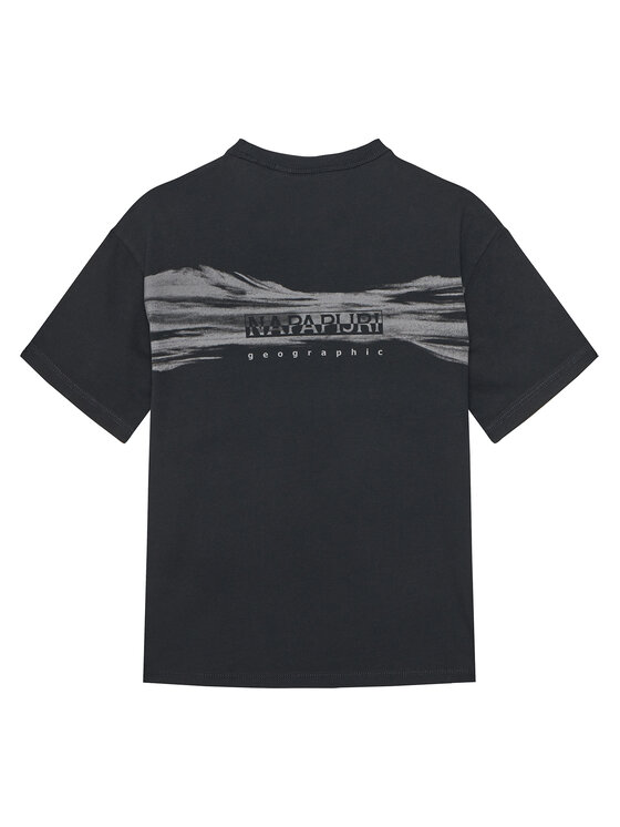 Napapijri Napapijri T-shirt S-Ahr NP0A88ZO D Crna Regular Fit
