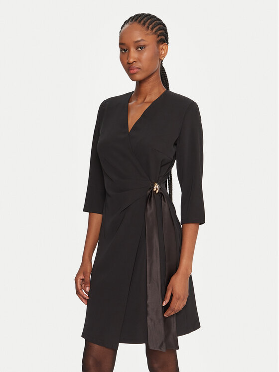 Rinascimento Rinascimento Коктейльна сукня CFC0020095002 Чорний Regular Fit