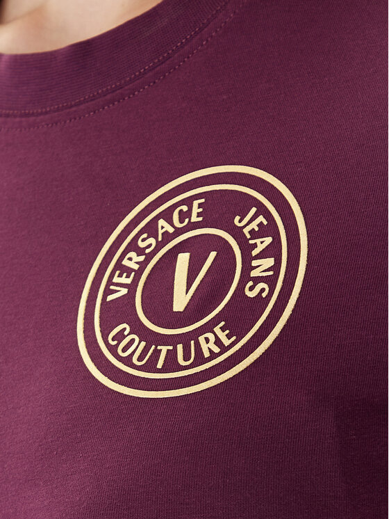 Versace Jeans Couture Versace Jeans Couture Každodenní šaty 79HAOT00 CJ03T Bordó Slim Fit