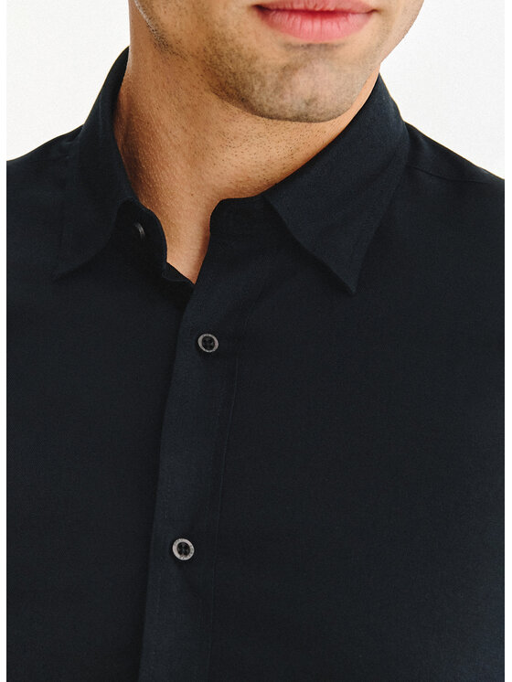 Pako Lorente Pako Lorente Koszula P25WN-1X-053 Czarny Slim Fit