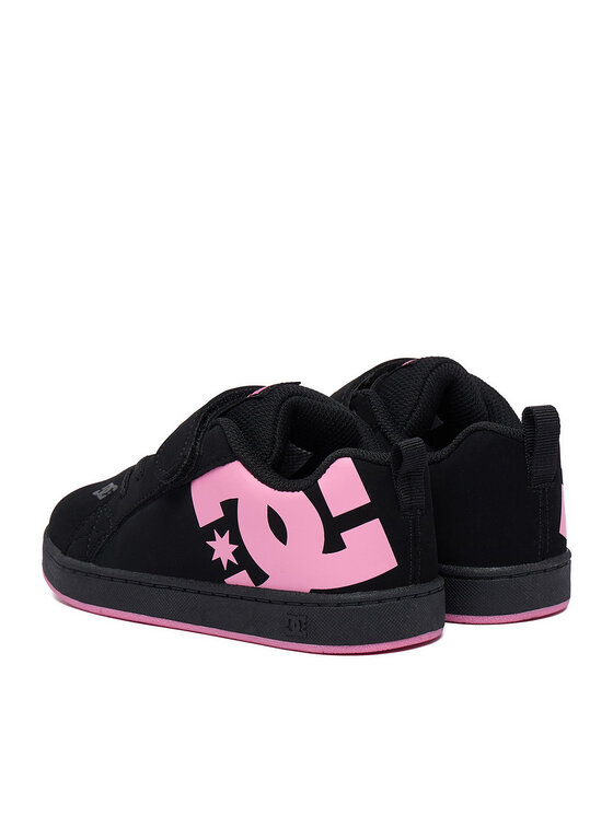 DC Shoes DC Shoes Sneakersy EO-COURT GRAFFIK ELASTIC TODDLER DC02547003 Čierna