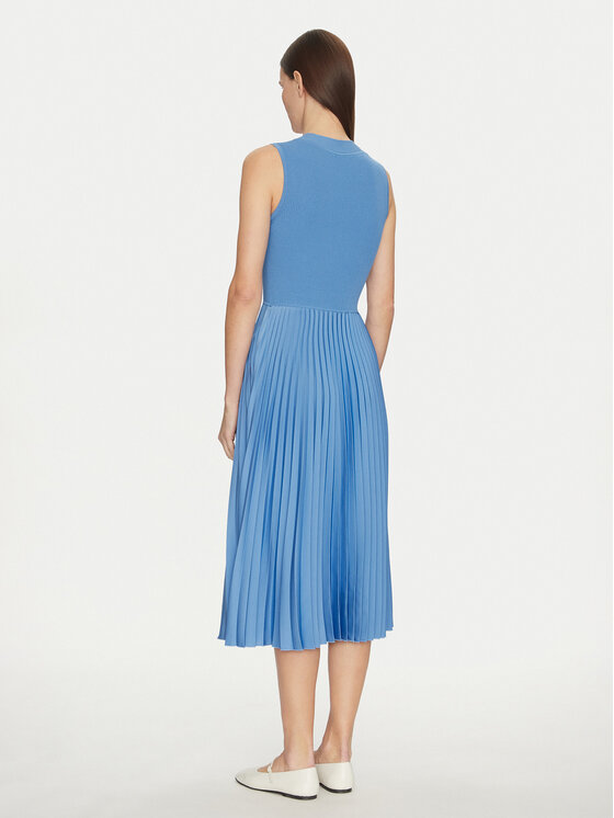 BOSS BOSS Rochie de zi Farara 50509325 Albastru Regular Fit