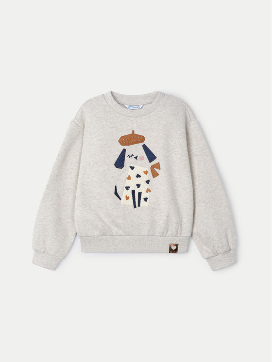 Mayoral Mayoral Суитшърт 4479 Сив Regular Fit