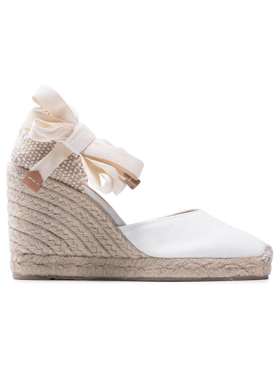 Castañer Castañer Espadrilky Carina/8/001 020962-200 Biela