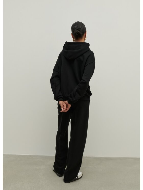 La Mania La Mania Felpa MONOCHROME 3 Nero Classic Fit