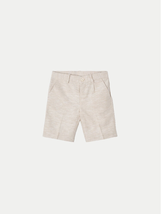Mayoral Mayoral Pantaloncini di tessuto 3217 Beige Regular Fit