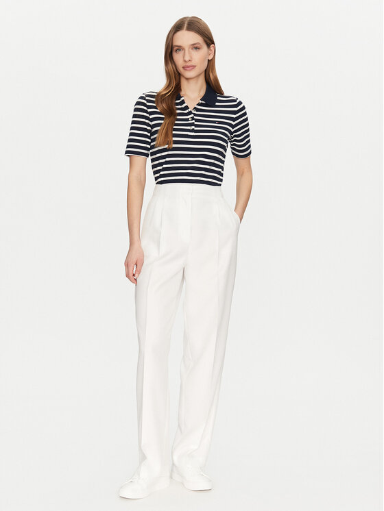 Tommy Hilfiger Tommy Hilfiger Pólóing 1985 WW0WW43224 Sötétkék Regular Fit