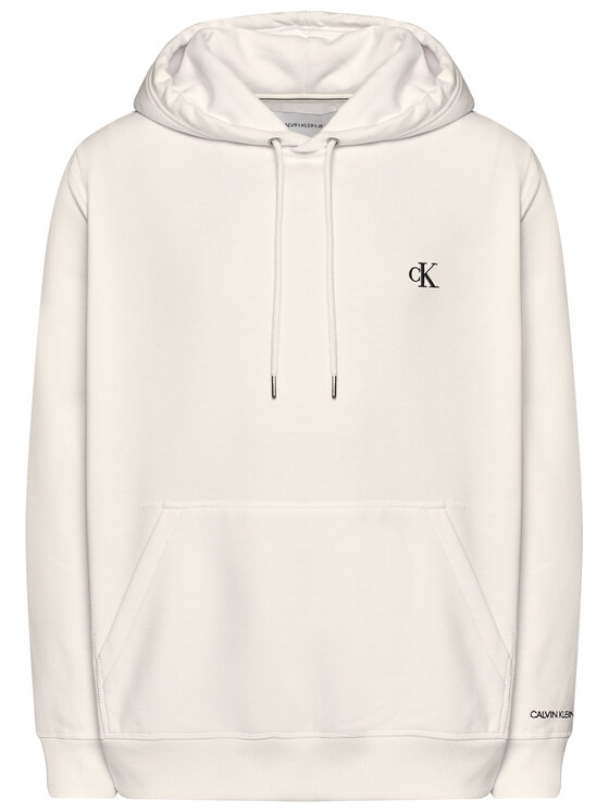 Calvin Klein Jeans Calvin Klein Jeans Felpa J30J315713 Écru Regular Fit