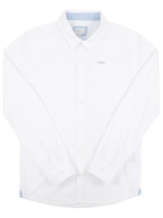 Pepe Jeans Pepe Jeans Marškiniai PB301477 Balta Regular Fit