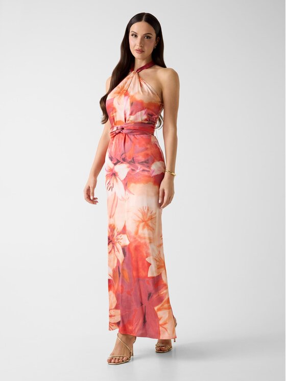 Marciano Guess Marciano Guess Ikdienas kleita 182261 Oranžs Classic Fit