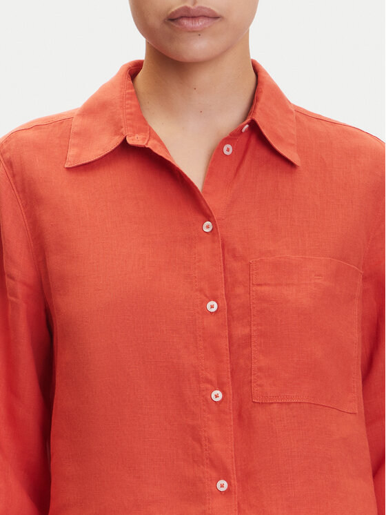 Marc O'Polo Marc O'Polo Srajca 503 1135 42427 Oranžna Regular Fit