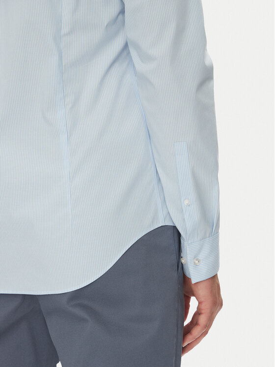 Calvin Klein Calvin Klein Cămașă LV019EU013 Albastru celest Slim Fit