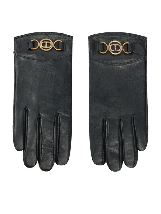 Damenhandschuhe TWINSET, Größe L Schwarz 242TO5170