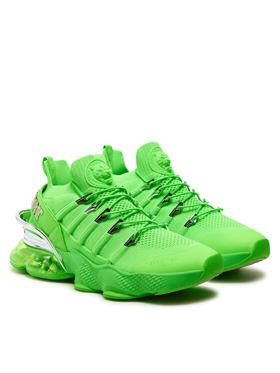 Plein Sport Plein Sport Sneakersy SADS USC0518 STE003N Zielony