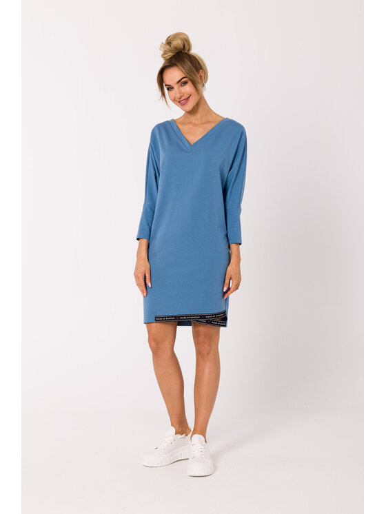 Made of Emotion Made of Emotion Vestito da giorno M732 Blu Premium Fit