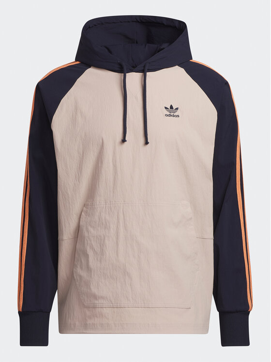 adidas adidas Μπλούζα SST Hooded Windbreaker IC5537 Καφέ Regular Fit