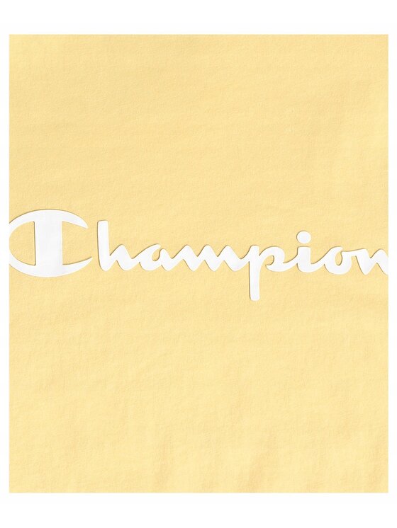 Champion Champion T-Shirt 114911 Żółty Comfortable Fit
