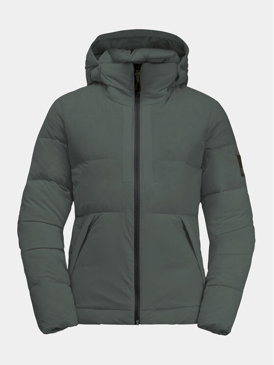 Jack Wolfskin Jack Wolfskin Kurtka zimowa Wandermood Down Jkt 1207321 Zielony Regular Fit