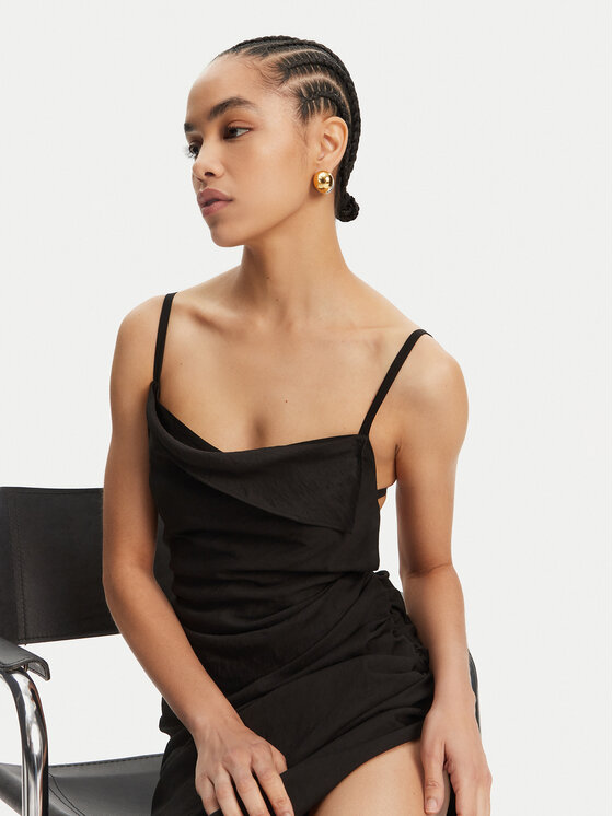 JACQUEMUS JACQUEMUS Rochie cocktail 22E243DR106-1020 Negru Regular Fit