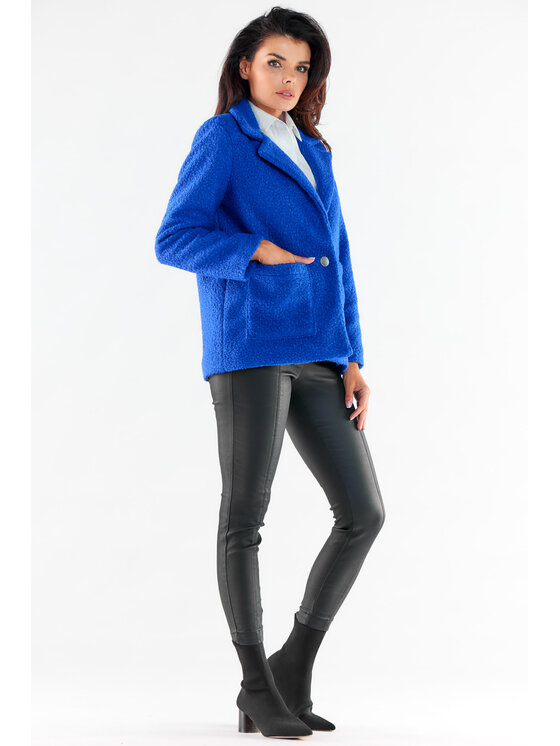 Awama Awama Kabát A545 Modrá Basic Fit