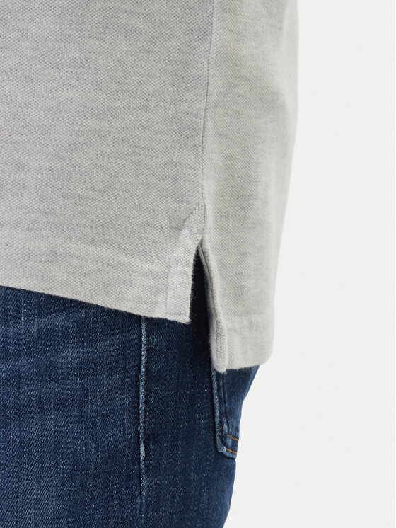 Tommy Jeans Tommy Jeans Тениска с яка и копчета DM0DM22711 Сив Regular Fit