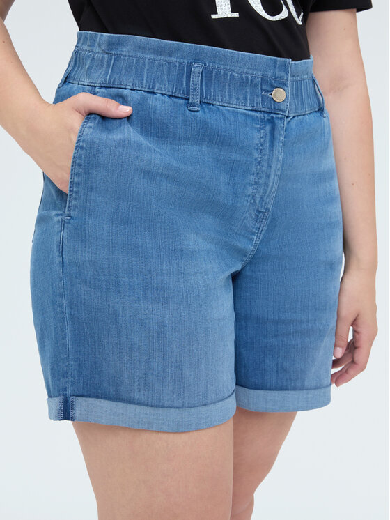 Fiorella Rubino Fiorella Rubino Jeansy P420T005327N034 Turkusowy Regular Fit