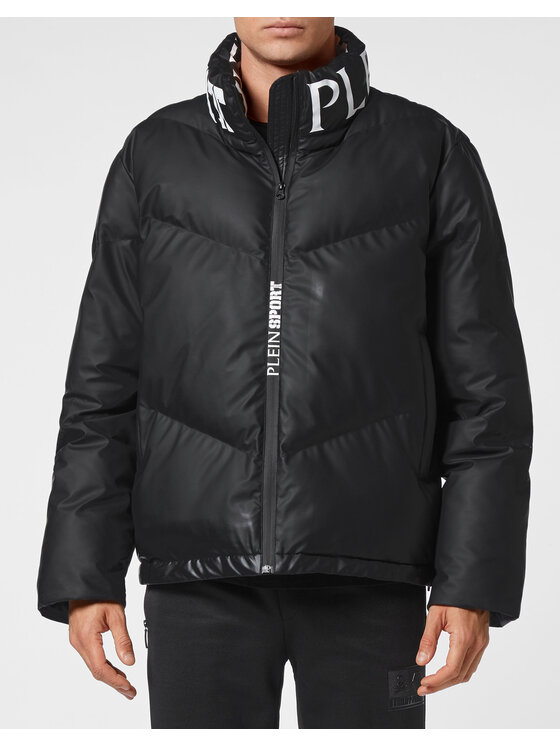 Plein Sport Plein Sport Kurtka puchowa 155 Czarny Regular Fit