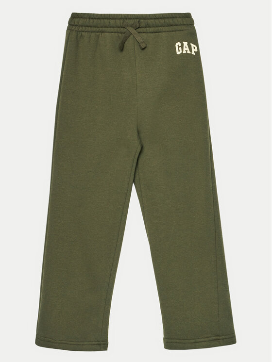 Gap Gap Auduma bikses 645346-01 Zaļš Regular Fit
