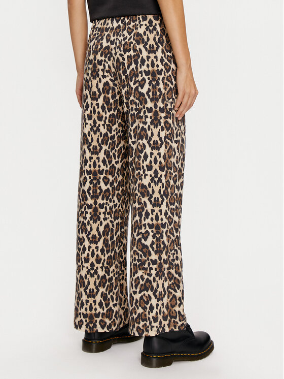Gina Tricot Gina Tricot Штани з тканини 22759 Коричневий Regular Fit