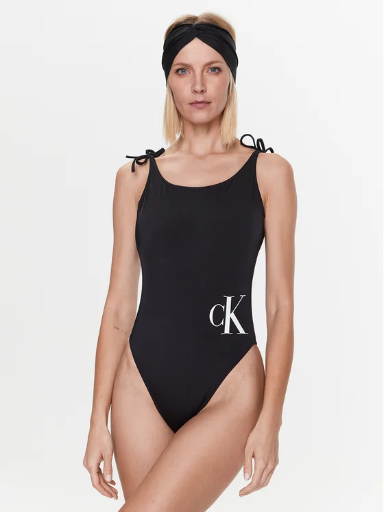Calvin Klein Swimwear Badeanzug Gift Pack KW0KW02087 Schwarz