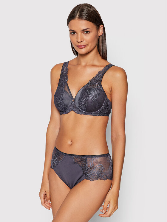 Triumph Triumph Figi klasyczne Wild Peony Florale Maxi 10209626 Szary