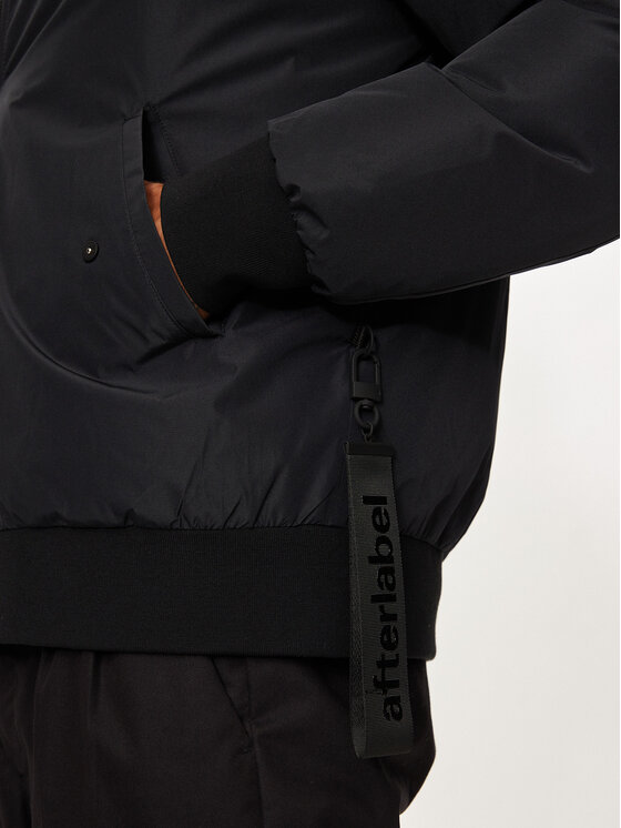 AFTER LABEL AFTER LABEL Μπόμπερ μπουφάν Francoforte A00005 Μαύρο Regular Fit