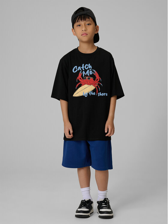 4F 4F Szorty sportowe WAVE RIDERS CLUB Granatowy Loose Fit