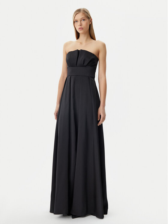 Rinascimento Rinascimento Rochie de seară CFC0019824002 Negru Regular Fit