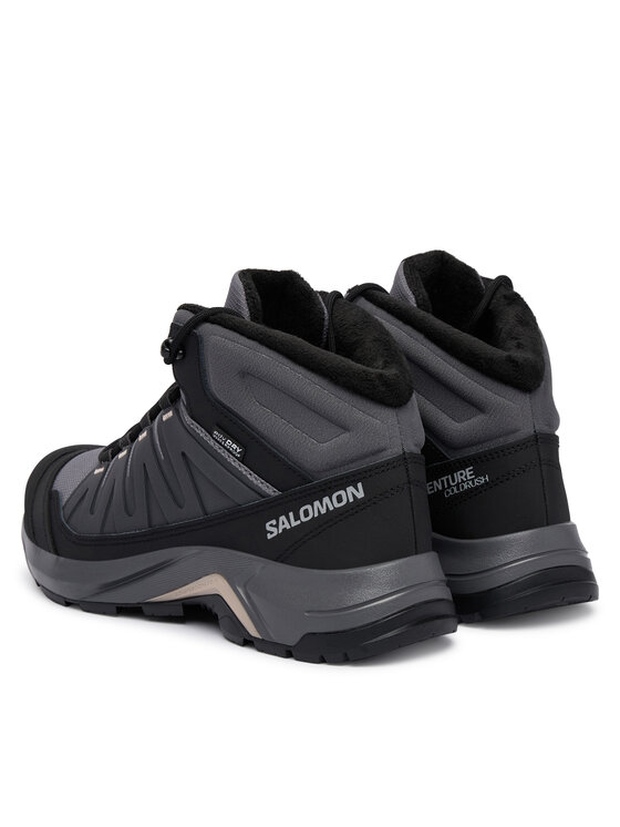 Salomon Salomon Παπούτσια πεζοπορίας X- Adventure Coldrush Wp W L45396500 Γκρι