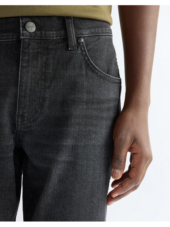 Wrangler Wrangler Jeansy GREENSBORO Szary Straight Leg