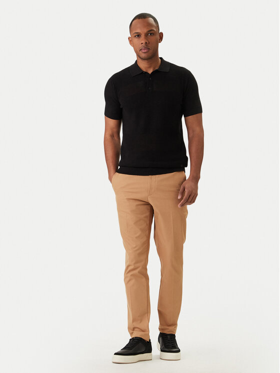 KARL LAGERFELD KARL LAGERFELD Polo 655009 562301 Czarny Regular Fit