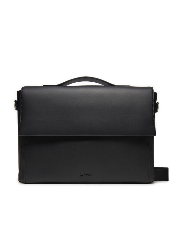 Geantă pentru laptop Calvin Klein Ck Origami Pu Laptop Bag K50K511898 Negru